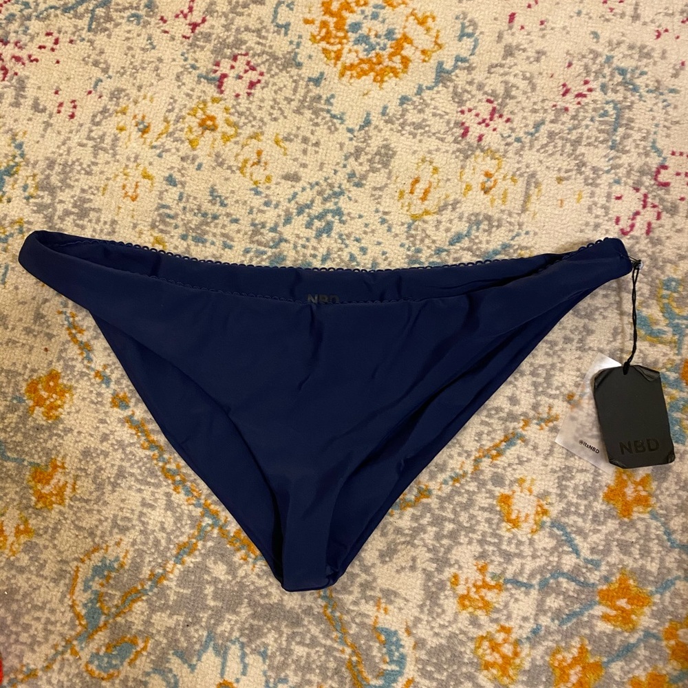 NBD Navy Blue Bikini Bottom XL